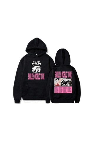 Tarzsokak Siyah Kıyafetleri Porter Robinson Gülümseme Dünya Turu Sudaderas Para