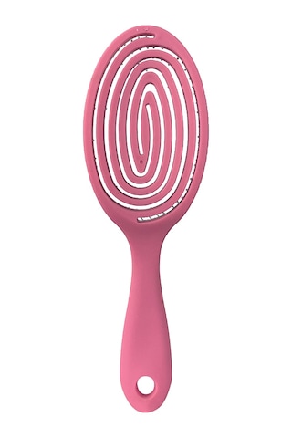 Claris Pro 3 Boyutlu Profesyonel Saç Fırçası Oval Pembe