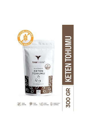 Tam Tarım Glutensiz Keten Tohumu 300 G