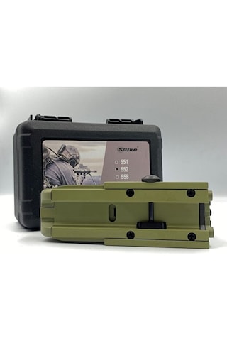 Hd-552 Kırmızı-yeşil Işıklı Profosyonel Tactical Nişangah Reddot Hedefleyici Haki Renk