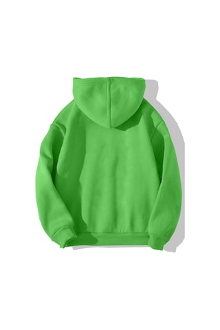 Brz Kids Unisex Çocuk Basic Hoodie Neon Yeşil