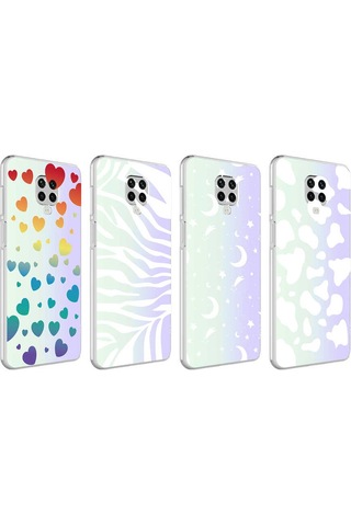 Xiaomi Redmi Note 9 Pro 5g Kılıf Zore M-blue Desenli Kapak Zebra No1