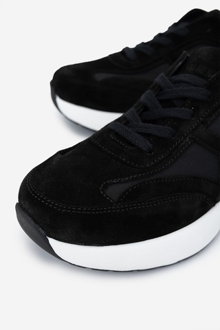 Valmenti Kadın Sneakers & Spor Ayakkabı 1050 05 Bn Ayk Sk24-25 Syh Suet/syh Prst Siyah