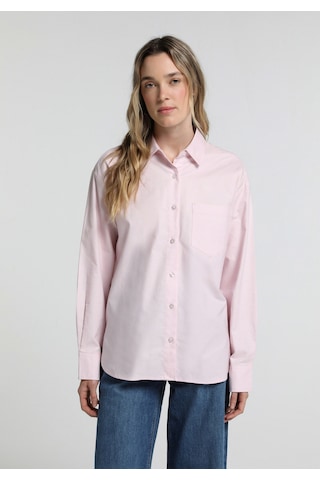 Colin's Colins Boyfriend Fit Shirt Neck Düz Kadın Pembe Uzun Kol Gömlek Cl1081487 Q1.v1 Pın