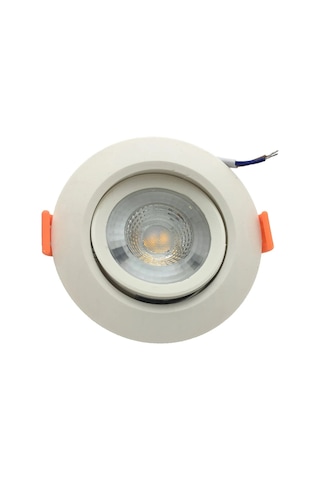 5W Cob Led Spot Armatür - Birinci Kalite - Beyaz Işık Beyaz