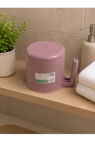 Yuvarlak Şeffaf Maşrapa 1,5 L Pembe