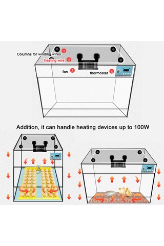 Reedark Wht-01 Akıllı Sıcaklık Kontrol Cihazı, Tam Otomatik Füzyon Makinesi Parçası, 0.1 C Doğruluk, 110-220v, 100w, Led Gösterge, Dıy Seti