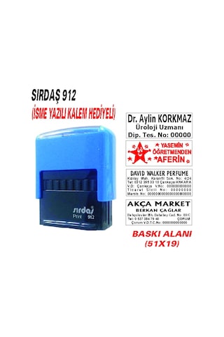 Sırdaş 912 - Firma - Ofis - Şirket - Doktor - Avukat Kaşesi N11.22940