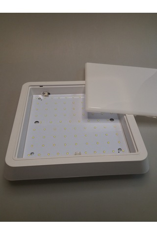 20W Kare Ledli Profonya Armatür Beyaz