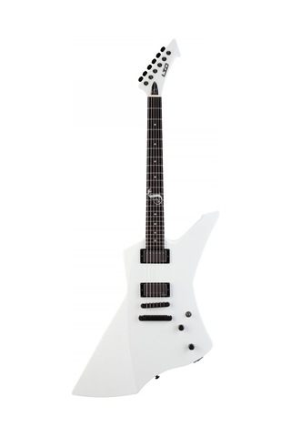 Esp Ltd Lsnakebytesw James Hetfield Signature Snakebyte Snow White Beyaz Yılan Explorer Tarzı