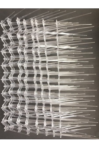 20 Adet Tekinoğlu Plastik Kuşkonmaz Şeffaf Diken 10 Metre Kuş Bariyeri, Tüylenme Önleyici Kuşsavar