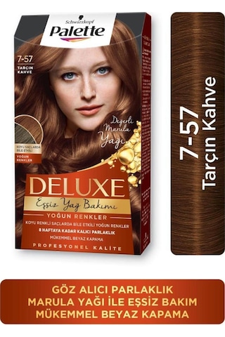 Schwarzkopf Palette Deluxe Yoğun Renkler 7 - 57 Tarçin Kahve Saç Bo