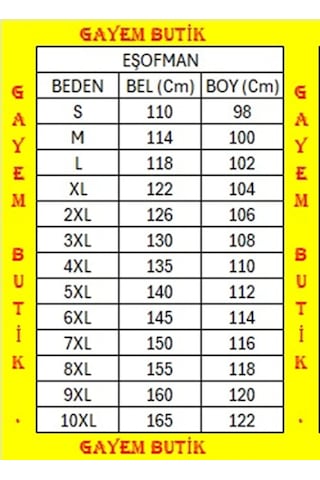 Akt Gayem Butik Büyükbeden Eşofman 3xl-6xl G3 Füme