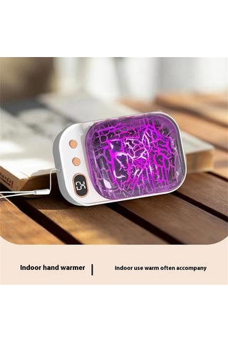 Hx-868a Taşınabilir Kış Elektrikli El Isıtıcı Dijital Ekran 4000mah Güç Bankası