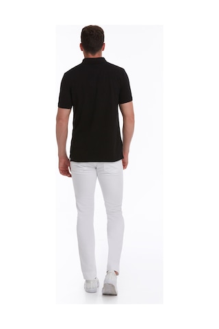 Hatemoğlu 530814660 Regular Fit Pamuk Polo Yaka Erkek Tişört Siyah