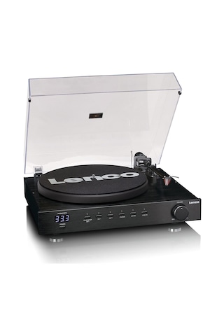 Lenco Ls-700bk Siyah Dahili Hoparlörlü Hifi Bluetooth Özellikli Ve Ortofon 2m Red Pikap-siyah
