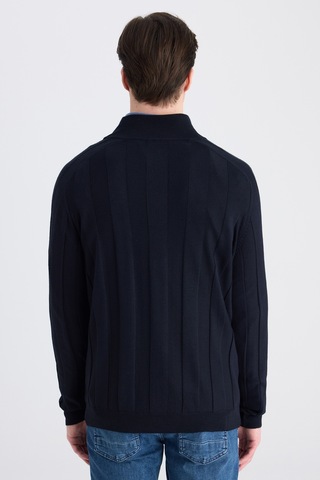 D's Damat Ds Damat Regular Fit Lacivert Düz Örgü Kazak 5hf063902154m Çok Renkli