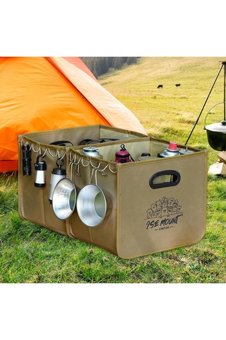 Homyl Açık Hava Kamp Saklama Çantası Pişirme Gereçleri Haki Haki