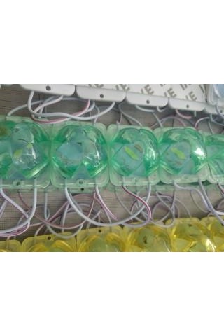 12v 2w Yeşil Tekli Yonca Modül Led 20 Adet