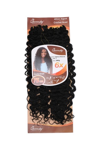 Queensky Afro Dalgası / 75cm / 240gr / Siyah - Uxfo-896454 Çok Renkli