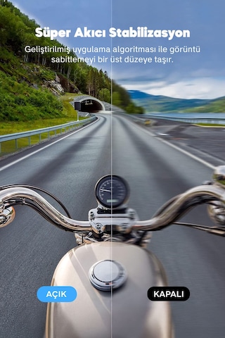 Akaso Brave 8 4K 60fps Aksiyon Kamera ve Süper Aksesuar Seti (Akaso Türkiye 2 Yıl Garantili)