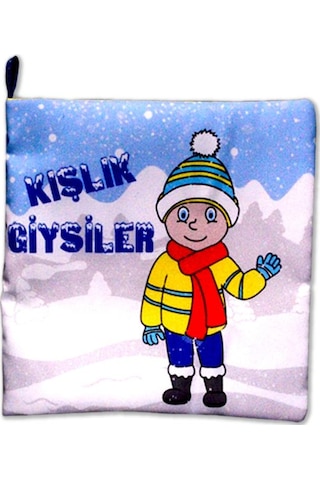 Tox Kışlık Giysiler Kumaş Sessiz Kitap T052 - Bez Kitap , Eğitici Oyuncak , Yumuşak Ve Hışırtılı