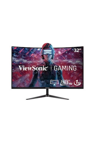 ViewSonic VX3218-PC-MHD 32" 1 MS 165 Hz Adaptive Sync Full HD Curved VA LED Monitör