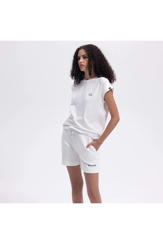 Ellesse Kadın Kırık Beyaz Pamuklu Şort Ef406-of Kırık Beyaz