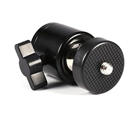 Dslr/slr Lcd Monitör, Flaş Için Mini Kafa, 360 Derece Döndürülebilir