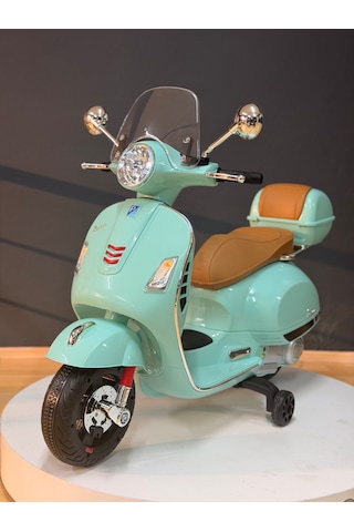 Orjinal Vespa Akülü Motor 3-6 Yaş Mavi