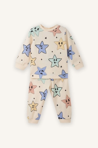 Defacto %100 Pamuklu Desenli 2'li Pijama Takımı Erkek Bebek G8845A526SP