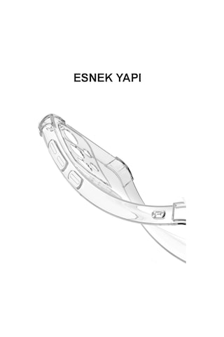 Samsung Galaxy Uyumlu M33 Kapak Kamera Korumalı Airbag Antishock Köşe Korumalı Silikon Şeffaf