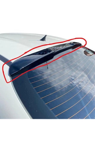 Egea Sedan Cam Üstü Spoiler Beyaz Boyalı Egea Sedan Cam Üstü Spoiler Beyaz Boyalı