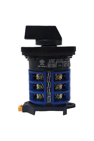 Ray Monte Din Anahtarı Lw2632a Döner Kontrol Motor Dağıtım Kutusu Güç Anahtarı 1 0 2,2 Bölüm