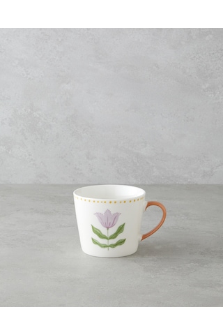English Home Floral Breeze New Bone China Kupa 450 Ml Renkli Çok Renkli