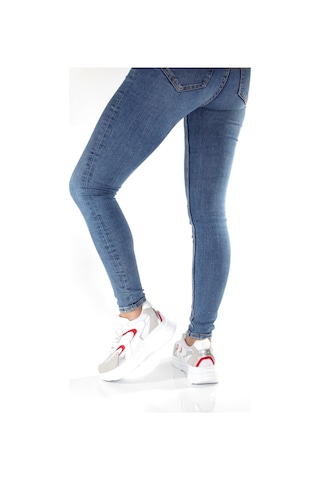 Meyoushoes Spor Yüksek Taban Yürüyüşayakkabısı Beyaz 40 Bej