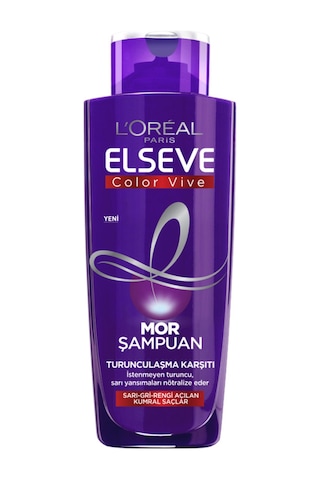 Loreal Paris Elseve Turunculaşma Karşıtı Mor Şampuan 200 Ml