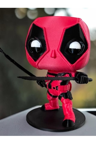 Funko Pop Marvel Deadpool Figür 10 Cm Koleksiyonluk Standlı Masaüstü Dekoratif Biblo Oda Dekoru