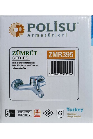 Polisu Zümrüt Banyo Bataryası Zmr395 Krom