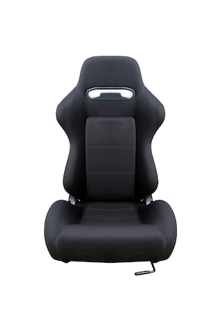 Oto Spor Koltuk Siyah Süet Kaplama Recaro Model 1 Takım 2 Adet