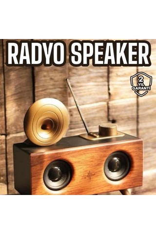 Nostaljik Görünümlü Bluetooth Bağlantılı Speaker 69779993
