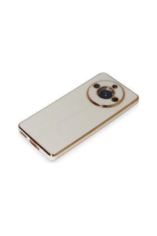 Newface Realme 11 Pro Kılıf Volet Silikon Glblseme - 13 - Beyaz