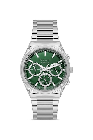 Ferrucci Fcf 1025 03517m.04 Erkek Kol Saati Metalik Gri