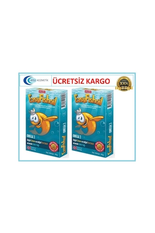 Easyfish Oil Omega 3 30 Tablet Balık Yağı 2 Adet