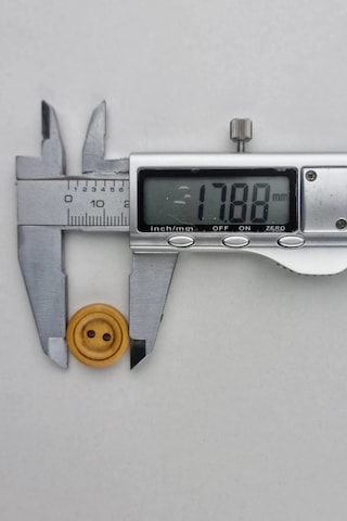 Küçük Boy Ahşap Yuvarlak Kaban Çeket Hırka Yelek Düğmesi 5 Adet