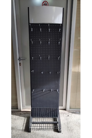 Mekoraf Aksesuar Raf Ve Stand Sistemi Siyah