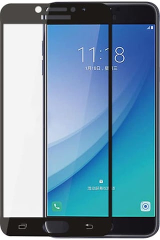 Samsung Galaxy Uyumlu C9 Pro Fiber Nano Kırılmaz Ekran Koruyucu