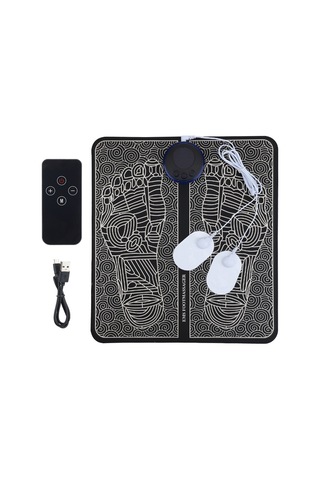 Anjiexun Elektrikli Ayak Masaj Aleti, Ayak Sağlığı Masaj Aleti, Ems Ayak Masaj Aleti Siyah