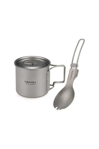 Createtech Ve Ultra Titanyum Tencere Skycity Sırt Seyahat Seti Renkli Lixada Bardakları Katlanır Kamp Hediyeli 6 Parça Çok Renkli