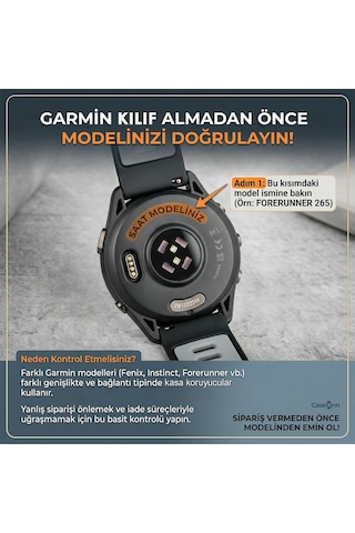 Caseonn Garmin Fenix 8 - 47 Mm, Amoled Kılıf Darbeye Dayanıklı Kasa Koruyucu Esnek Silikon Şeffaf